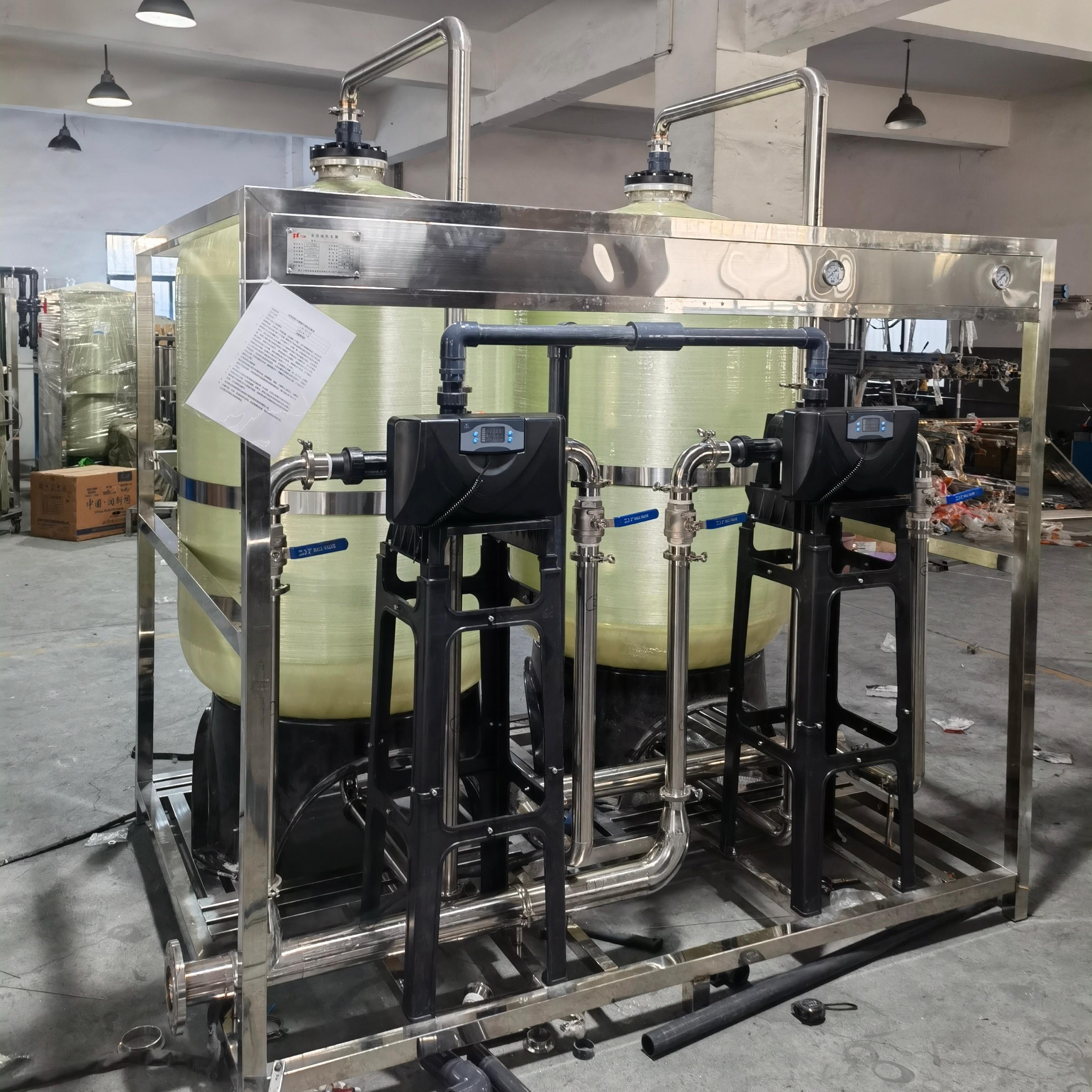 20-40 tons double valve double tank continuous water supply stainless steel pipeline