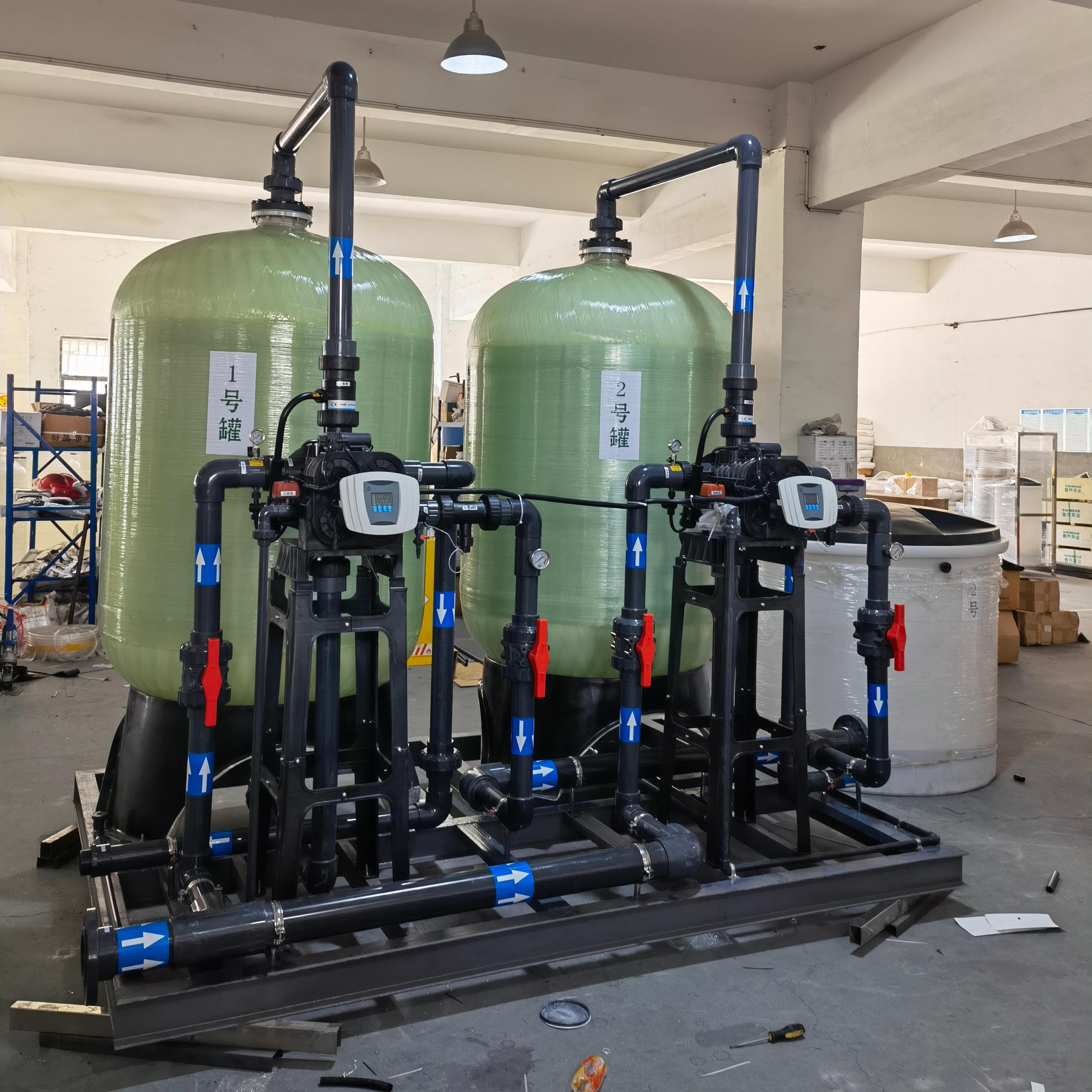 30-60 tons double valve double tank continuous water supply